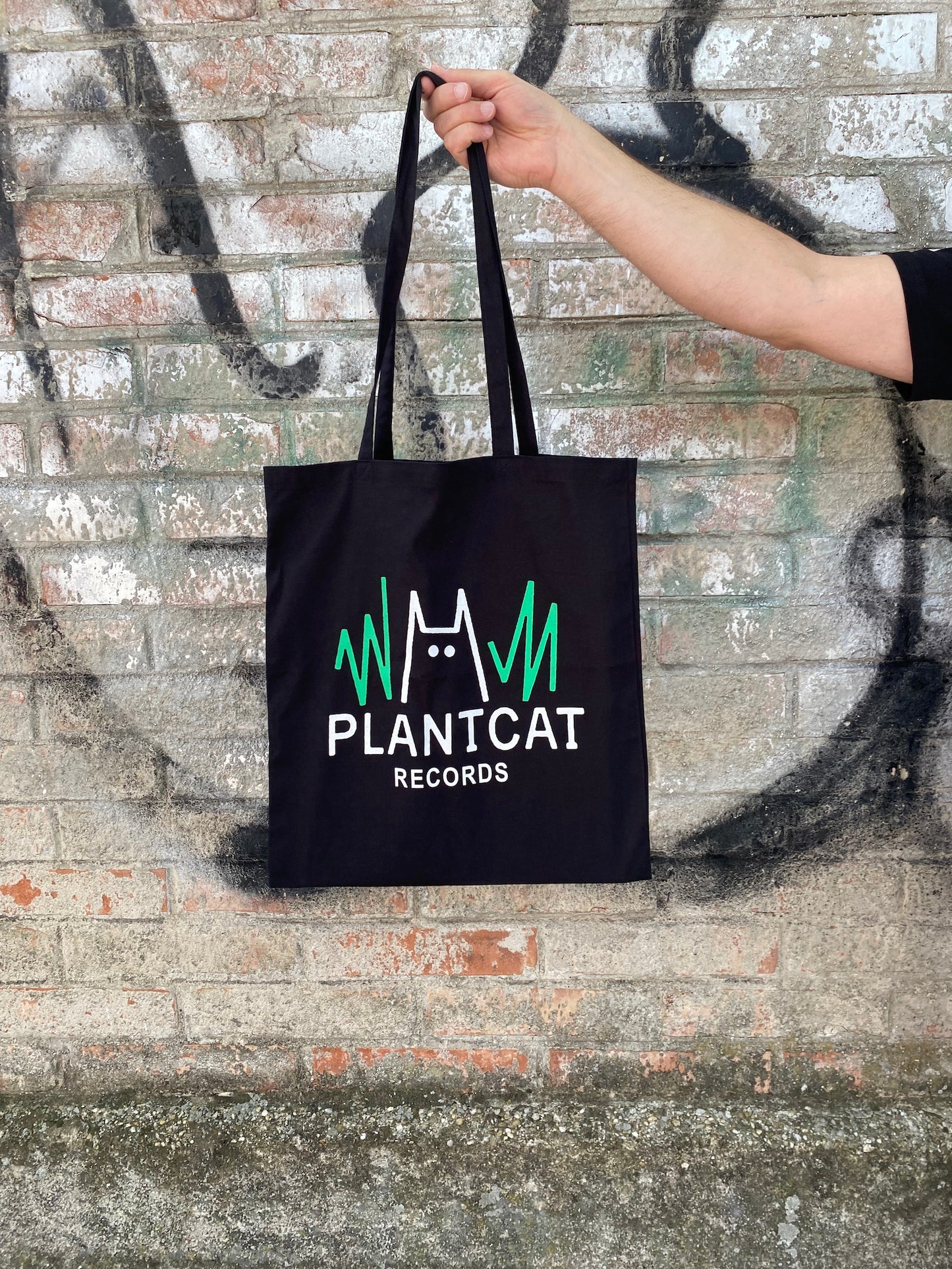 PLANTCAT Tote Bag black