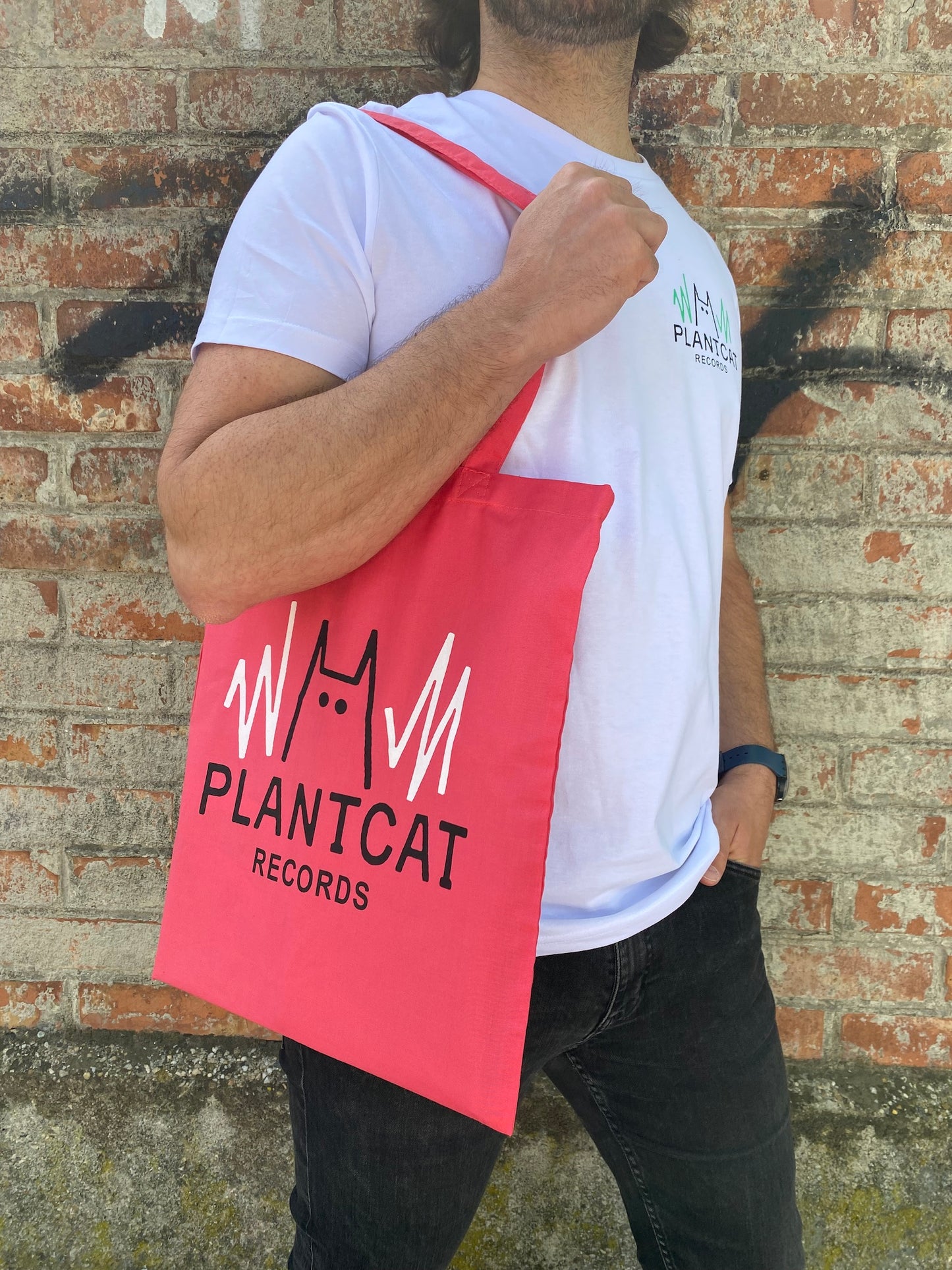 PLANTCAT Tote Bag pink